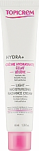 Düfte, Parfümerie und Kosmetik Leichte Feuchtigkeitspflege für strahlende Haut - Topicrem Hydra + Light Moisturizing Radiance Cream
