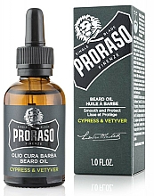 Düfte, Parfümerie und Kosmetik Bartöl mit Zypresse und Vetiver - Proraso Cypress & Vetyver Beard Oil
