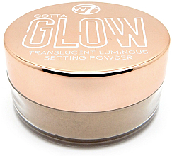 Düfte, Parfümerie und Kosmetik Leuchtender Fixierpuder - W7 Gotta Glow Translucent Luminous Setting Powder