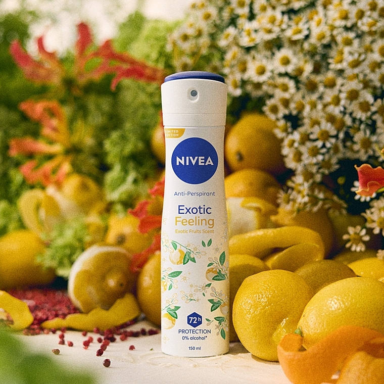 Deospray Antitranspirant - NIVEA Anti-Perspirant Pure Energy Exotic Fruits Limited Edition  — Bild N3