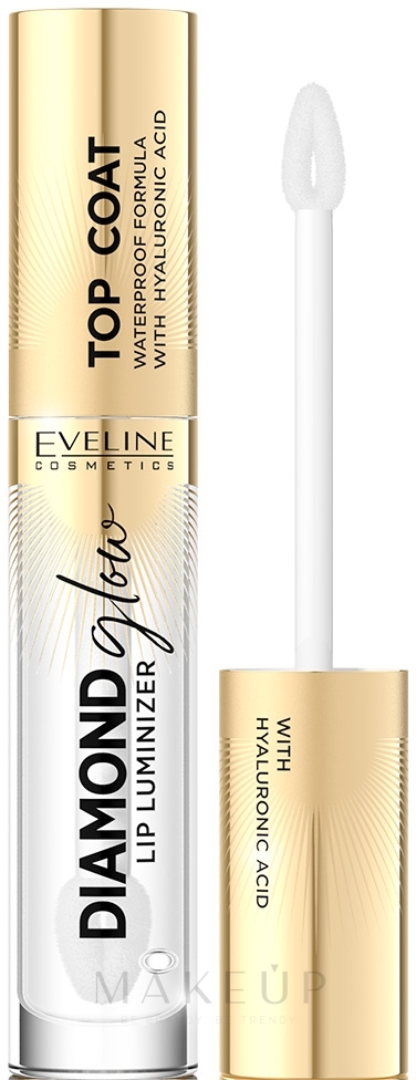 Lipgloss mit Hyaluronsäure - Eveline Cosmetics Diamond Glow Lip Luminizer — Bild 01