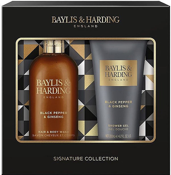 Set - Baylis & Harding Black Pepper & Ginseng Set  — Bild N1