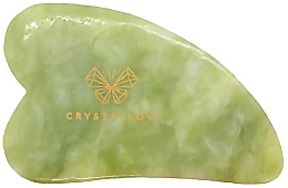 Düfte, Parfümerie und Kosmetik Gesichtsmassage-Platte aus Jade - Crystallove Jade Gua Sha