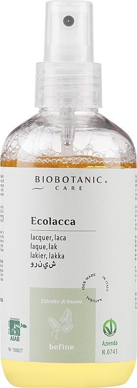 Ökologisches Haarspray ohne Gas - BioBotanic BiFine Eco Hair Spray — Bild N3
