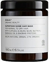 Düfte, Parfümerie und Kosmetik Haarglanzmaske - Evolve Beauty Superfood Shine Hair Mask