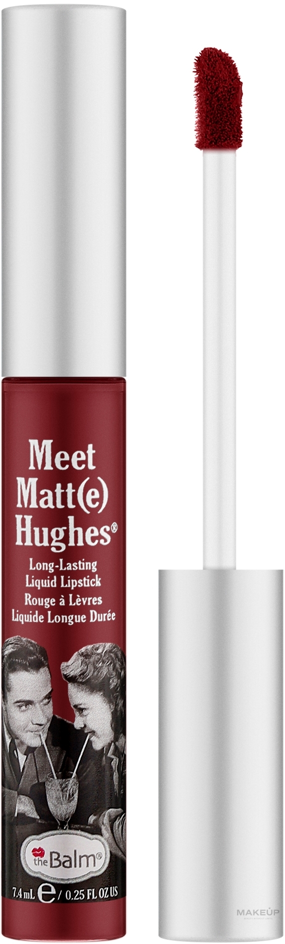 Flüssiger Lippenstift - Meet Matte Hughes Long Lasting Liquid Lipstick — Bild Adoring (Merlot)