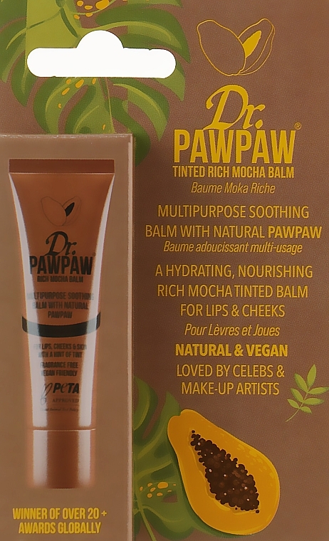 Lippenbalsam Intensiv Mokka - Dr PawPaw. Multi-Purpose Rich Mocha Balm — Bild N2