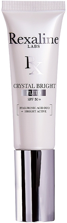 Mattierendes Gesichtsfluid mit Sonnenschutz - Rexaline Crystal Bright Fluid SPF50+ — Bild N1