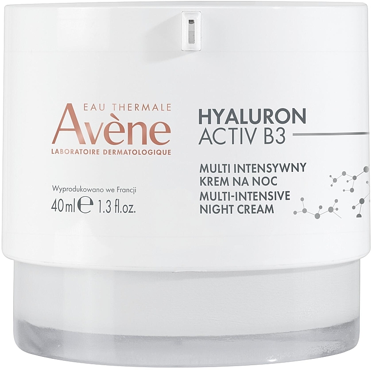 Multi-Intensive Gesichtscreme für die Nacht - Avene Hyaluron Activ B3 Multi-Intensive Night Cream — Bild N1