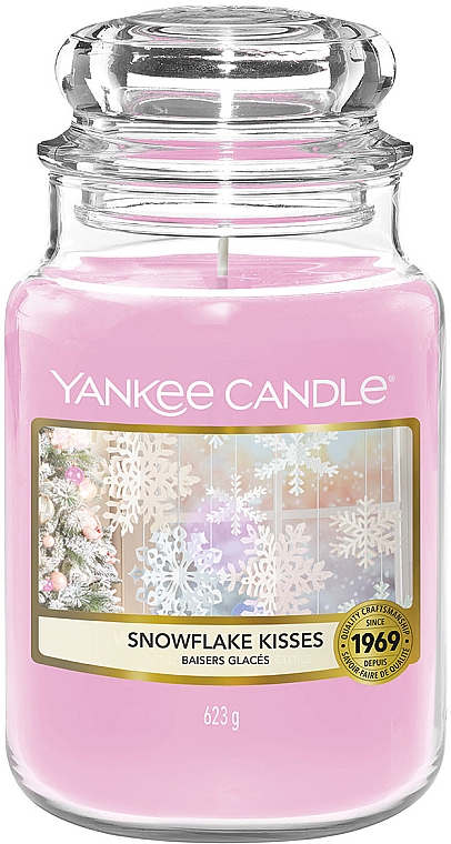 Duftkerze im Glas - Yankee Candle Snowflake Kisses Jar Candle — Bild N1