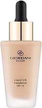 Düfte, Parfümerie und Kosmetik Foundation Fluid - Oriflame Giordani Gold Liquid Silk Foundation SPF 12