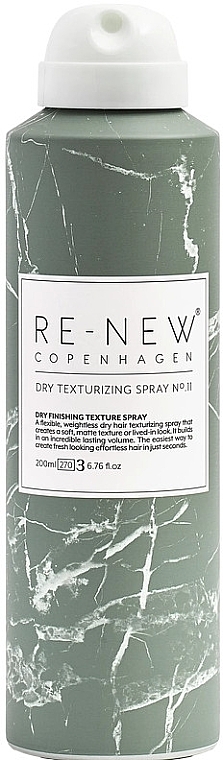 Texturierendes Haarspray - Re-New Copenhagen Dry Finish Texturizing Spray № 11 — Bild N1