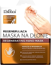 Düfte, Parfümerie und Kosmetik Regenerierende und feuchtigkeitsspendende Handmaske in Handschuh-Form - L'biotica Home Spa