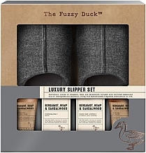 Düfte, Parfümerie und Kosmetik Set 6 St. - Baylis & Harding The Fuzzy Duck Bergamot, Hemp & Sandalwood Luxury Slipper Gift Set