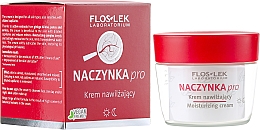 Feuchtigkeitsspendende Gesichtscreme für Kapillarhaut - FlosLek Moisturizing Cream — Foto N1