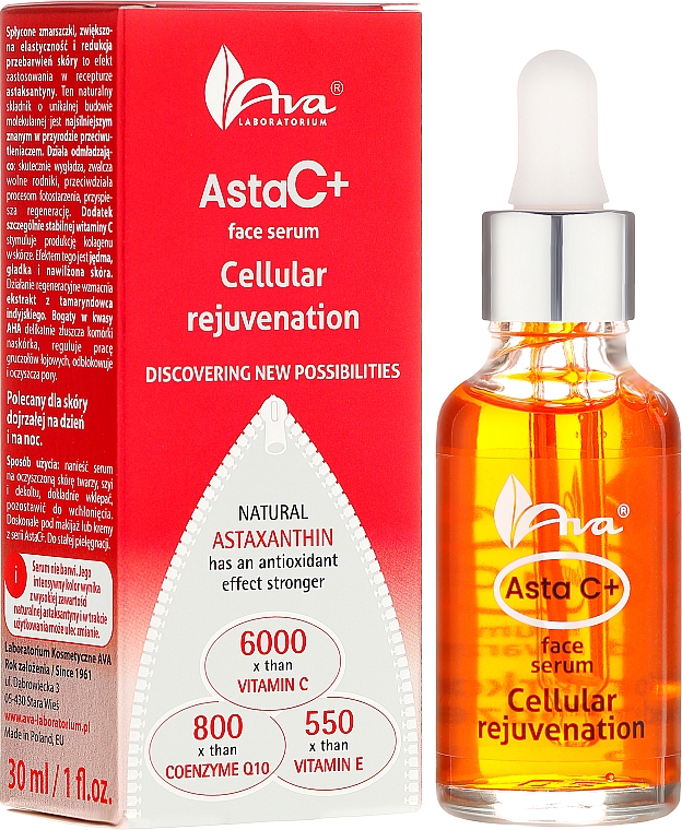 Gesichtsserum - Ava Laboratorium Asta C+ Cellular Rejuvenation