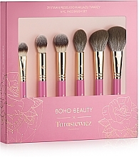 Düfte, Parfümerie und Kosmetik Make-up-Pinsel-Set 6 St. - Boho Beauty Makeup Brush Set 