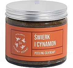 Düfte, Parfümerie und Kosmetik Zucker-Körperpeeling Fichte und Zimt - Cztery Szpak Sugar Peeling Spruce And Cinnamon