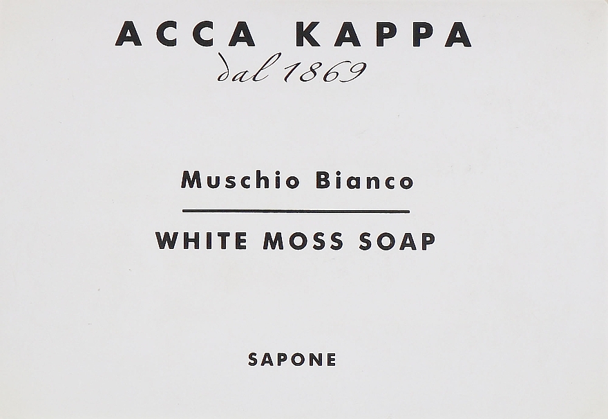 Seife Weißes Moos - Acca Kappa White Moss Soap  — Foto N4