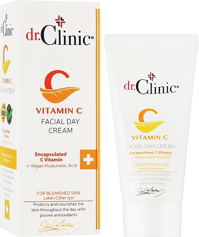 Aufhellende Gesichtscreme mit Vitamin C - Dr. Clinic Vitamin C Facial Day Cream — Bild N2