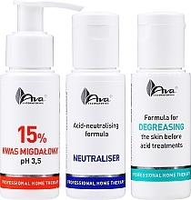 Düfte, Parfümerie und Kosmetik Gesichtspflegeset in 3 Schritten - AVA Laboratorium Professional Home Therapy (Gesichtslotion 50ml + Gesichtspeeling 50ml + Neutralisator für das Gesicht 50ml)