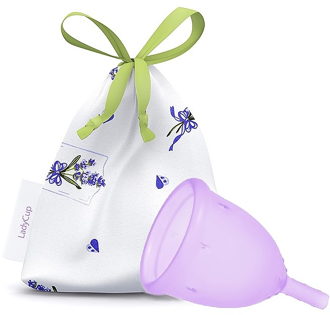 Menstruationstasse Größe S Hauch von Lavendel - LadyCup Touch of Lavender — Bild N1