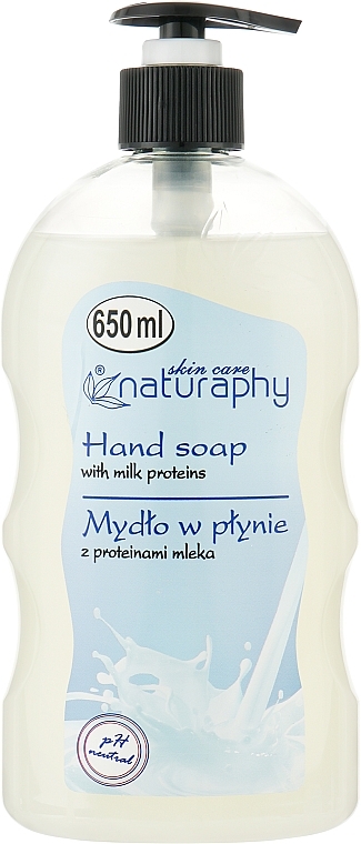 Flüssige Handseife mit Milchproteinen - Naturaphy Hand Soap — Bild N1
