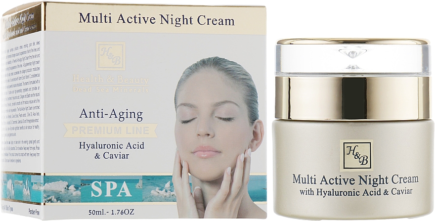 Multi-Aktiv-Nachtcreme mit Hyaluronsäure - Health And Beauty Multi Active Night Cream — Bild N2