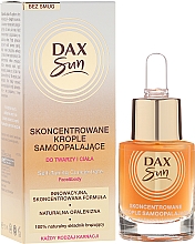 Düfte, Parfümerie und Kosmetik Selbstbräuner-Konzentrat für Gesicht und Körper - Dax Sun Self-tanning Concentrated Drops