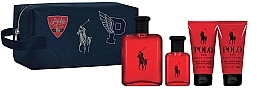 Duftset ( Eau de Toilette /125 ml + Eau de Toilette /40 ml + Duschgel /50 ml + After Shave Lotion /50 ml + Kosmetiktasche) - Ralph Lauren Polo Red — Bild N1