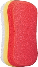 Körpermassageschwamm rot-gelb - Sanel Fit Kosc №1 — Bild N1