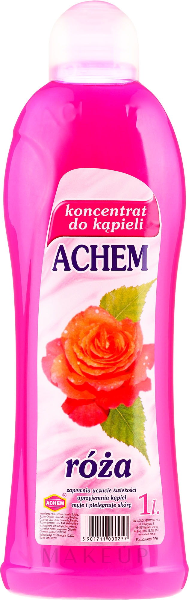 Badekonzentrat mit Rose - Achem Concentrated Bubble Bath Rose — Foto 1000 ml