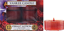 Düfte, Parfümerie und Kosmetik Teelichter Vibrant Saffron - Yankee Candle Scented Tea Light Vibrant Saffron
