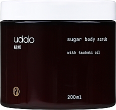 Düfte, Parfümerie und Kosmetik Nährendes Zucker-Körperpeeling mit Tsubaki-Öl und Sheabutter - Uddo Sugar Body Scrub With Tsubaki Oil