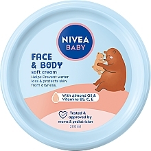 Düfte, Parfümerie und Kosmetik Pflegecreme für Gesicht und Körper - Nivea Baby Care Cream 