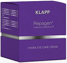 Feuchtigkeitsspendende Augencreme mit Hyaluronsäure - Klapp Repagen Hyaluron Selection 7 Hydra Eye Care Cream — Bild N2