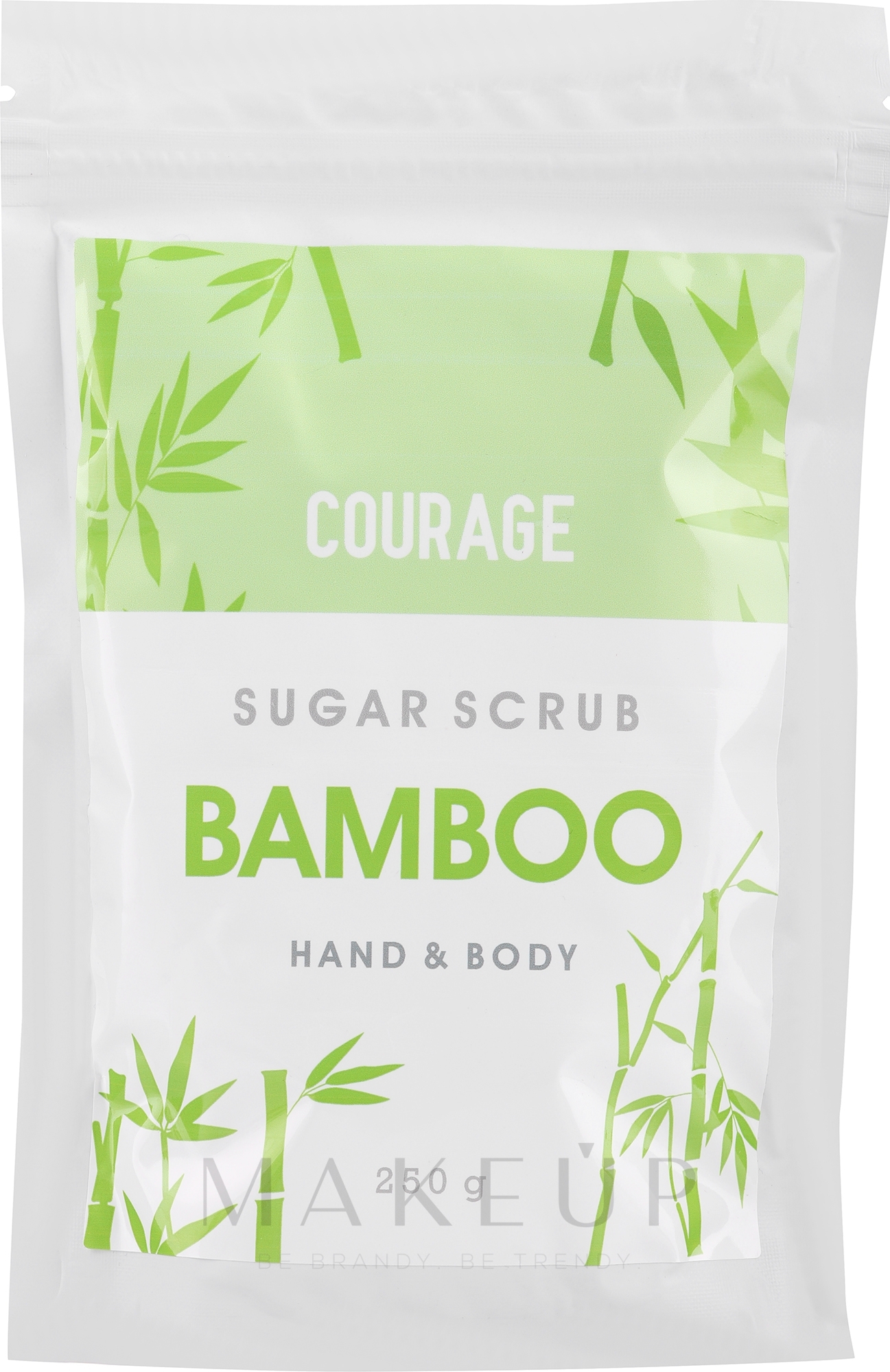 Zuckerpeeling für Hände und Körper Green Bamboo - Courage Bamboo Hands & Body Sugar Scrub (Refill) — Bild 250 g