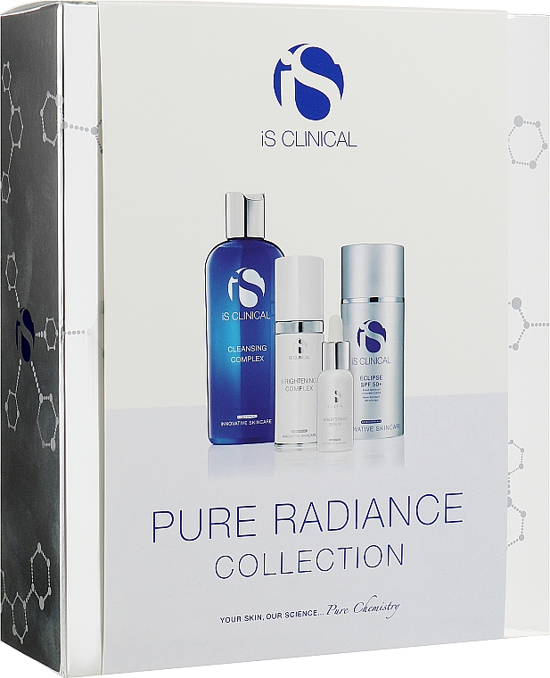 Set zur Hautaufhellung - Is Clinical Pure Radiance Collection (cl/gel/180ml + serum/15ml + cr/30g + sun/cr/100g) — Bild N1