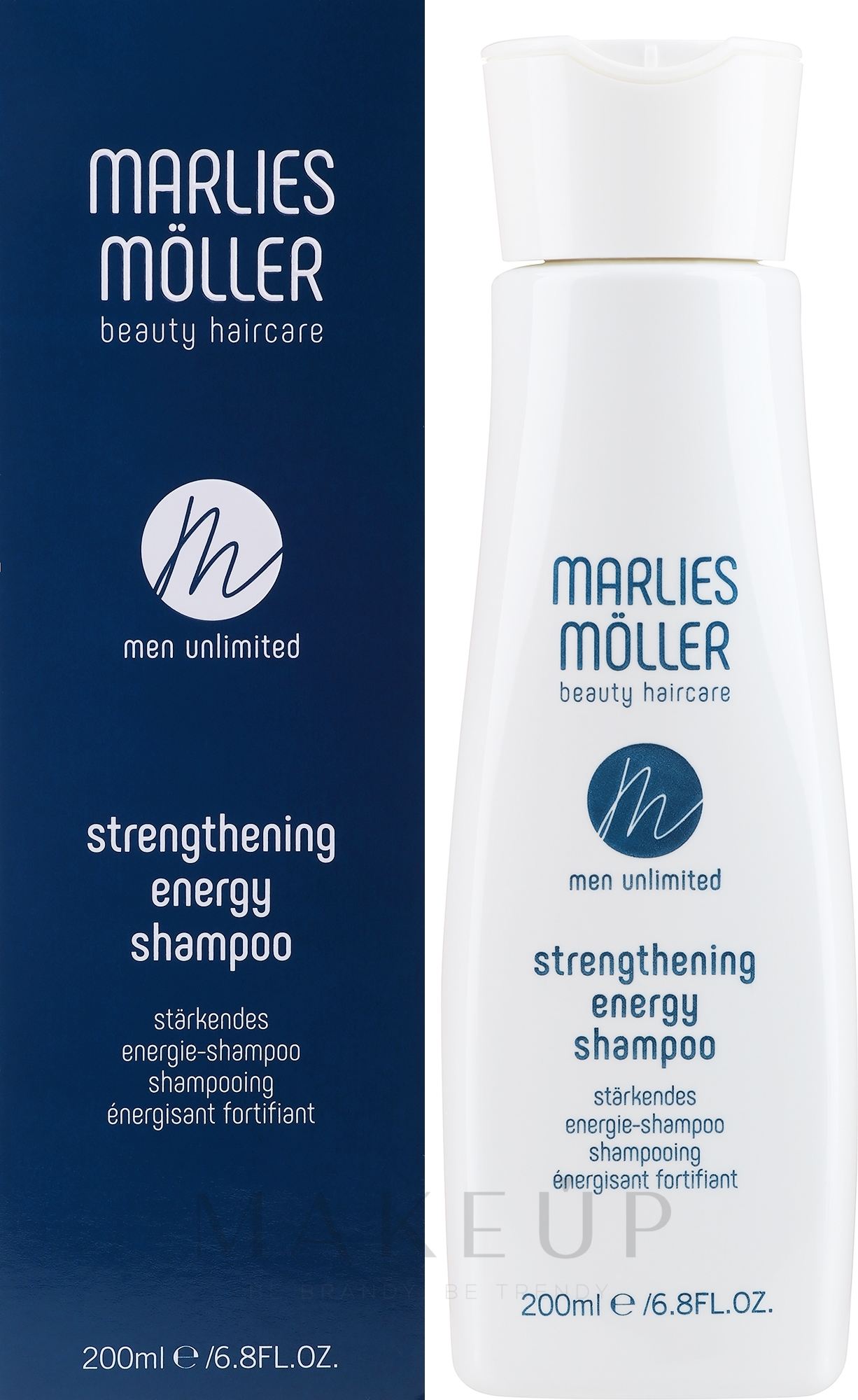 Stärkendes und energiespendendes Shampoo für Männer - Marlies Moller Men Unlimited Strengthening Shampoo — Bild 200 ml