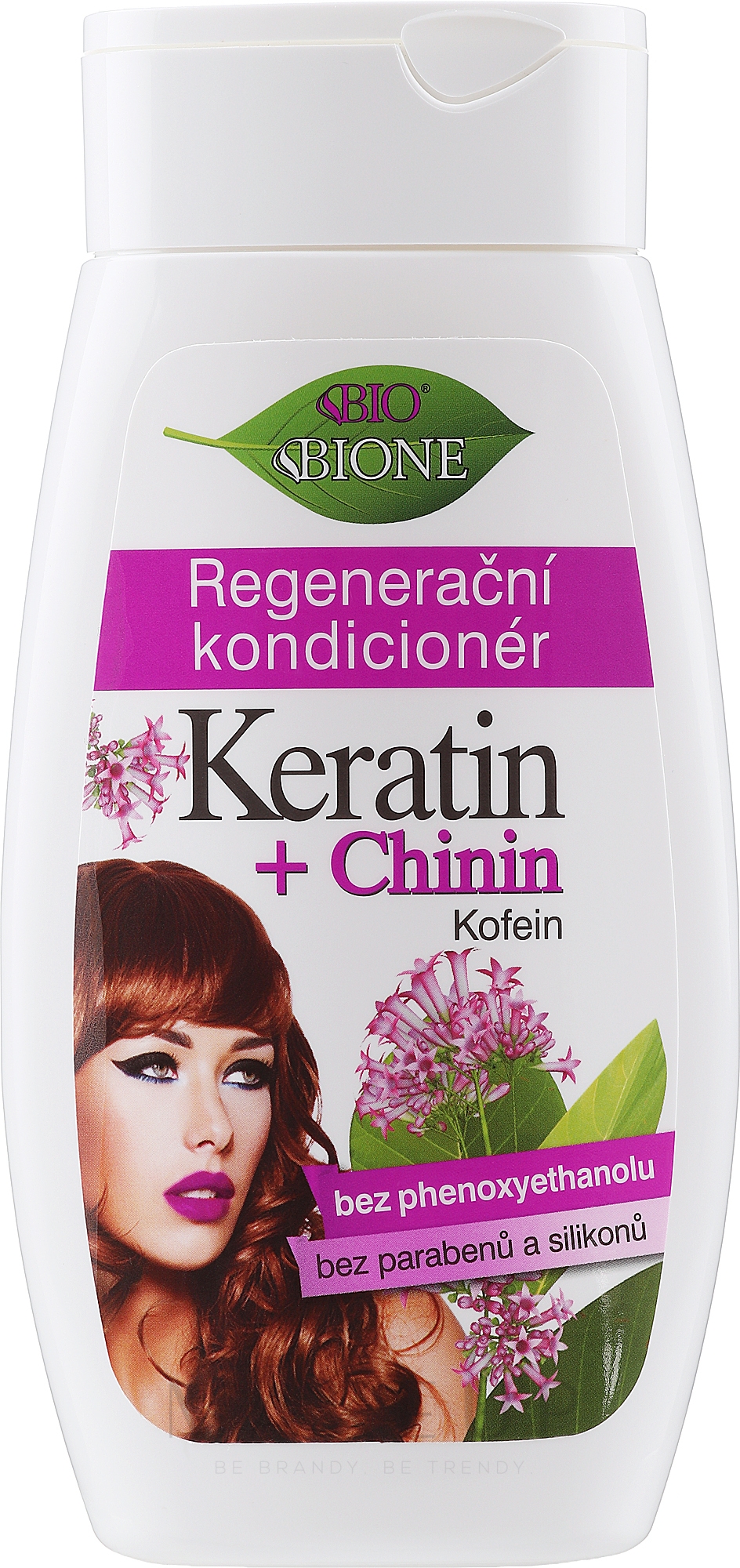 Regenerierende Haarspülung mit Keratin und Chinin - Bione Cosmetics Keratin + Quinine Regenerative Conditioner — Bild 260 ml