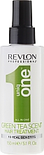 Spraymaske für trockenes und geschädigtes Haar mit grünem Teeduft - Revlon Professional Uniq One Green Tea Scent Hair Treatment — Bild N2