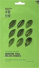 Düfte, Parfümerie und Kosmetik Tuchmaske für das Gesicht mit grünem Tee - Holika Holika Pure Essence Mask Sheet Green Tea