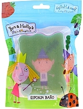 Düfte, Parfümerie und Kosmetik Kinder-Badeschwamm Ben & Holly Ben grün-rosa - Suavipiel Ben & Holly Bath Sponge
