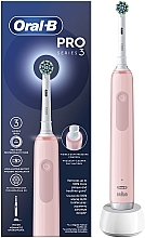 Elektrische Zahnbürste rosa - Oral-B Pro Series 3 Cross Action Electric Toothbrush Pink — Bild N1