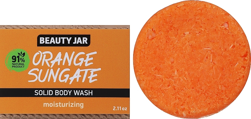 Festes Duschgel  - Beauty Jar Orange Sungate Moisturizing Solid Body Wash  — Bild N1