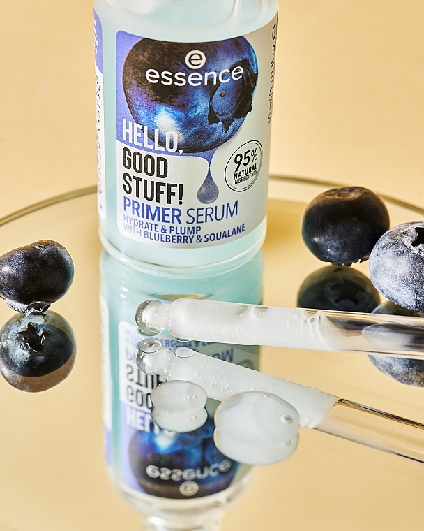 Gesichtsserum-Primer - Essence Hello, Good Stuff! Primer Serum Hydrate & Plump Blueberry & Squalane — Bild N11