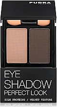 Düfte, Parfümerie und Kosmetik Lidschatten Duo - Pudra Cosmetics Eye Shadow