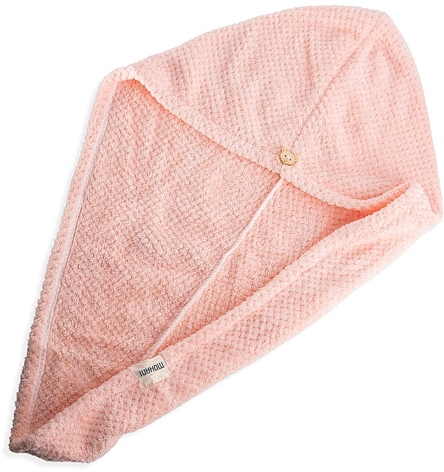 Turban-Handtuch zum Haartrocknen rosa - Mohani Microfiber Hair Towel Pink — Bild N2