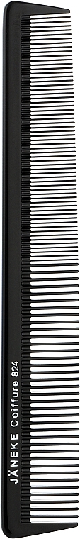 Haarkamm schwarz - Janeke Polycarbonate Cutting Comb 824 — Bild N1