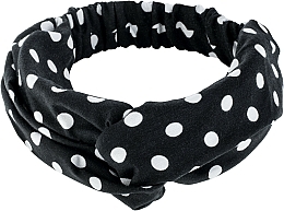 Haarband Knit Fashion Twist schwarz-weiß - MAKEUP Hair Accessories — Bild N1